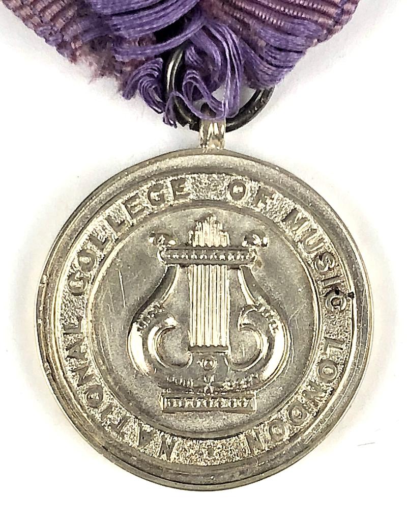 National College of Music London Pianoforte Playing 1925 Silver Medal Award