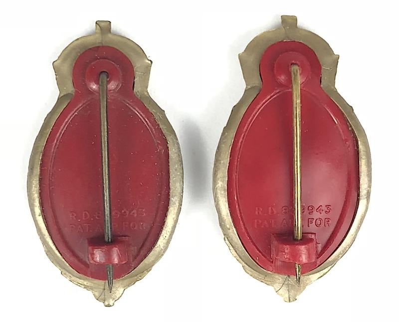 King’s Commendation for Brave Conduct plastic economy badges in Box of Issue