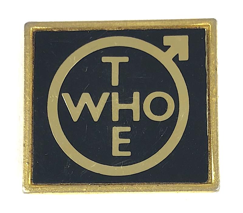 THE WHO Rock Band Promotional Badge formed 1964