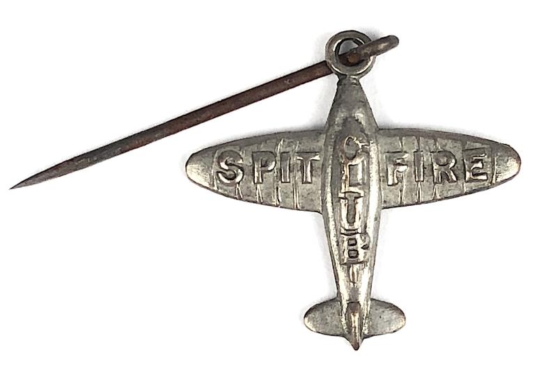 WW2 Spitfire Fund Club Fighter Plane fundraising home front badge