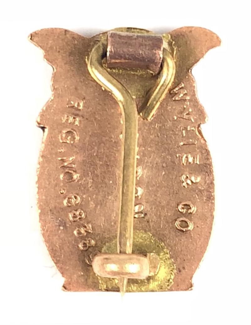 Girl Guides Tawny Owl assistant leader badge by Wylie & Co London