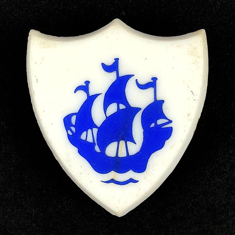 Blue Peter Plastic Shield Ship Badge c.1970’s BBC TV Series