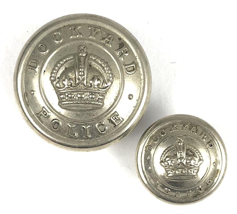 Dockyard Police uniform buttons Firmin London