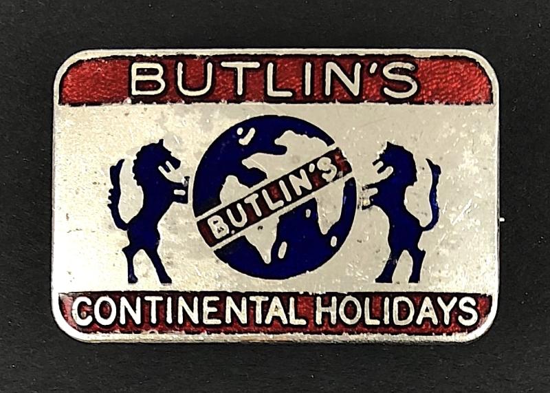 Butlins Continental Holidays promotional badge