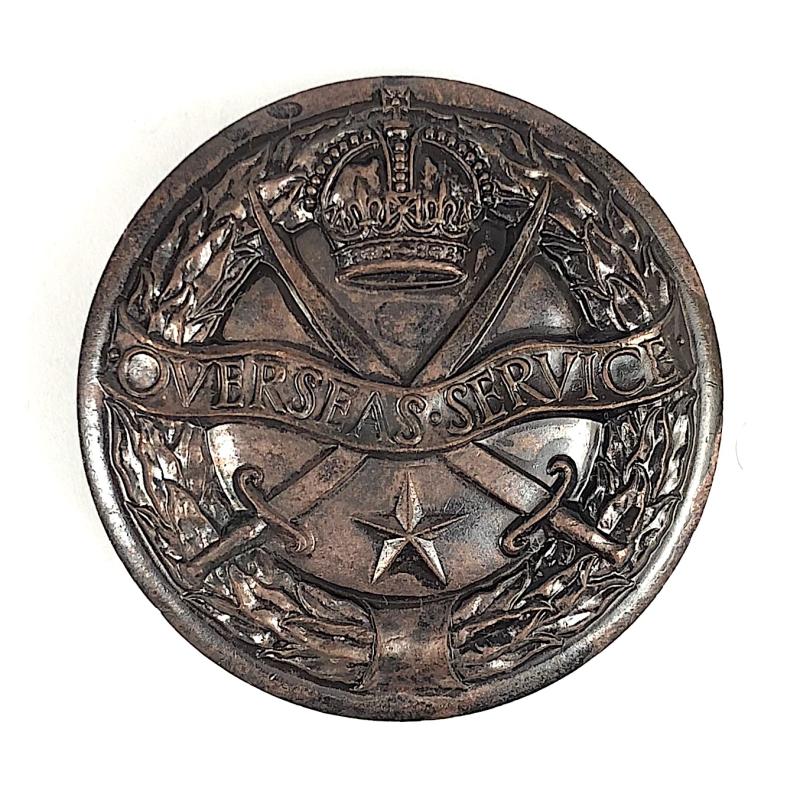 WW2 Indian Army overseas service award badge