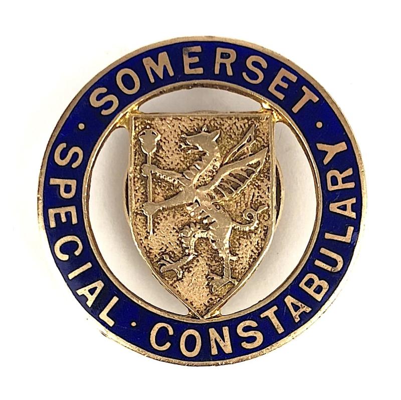 Somerset Special Constabulary police reserve badge