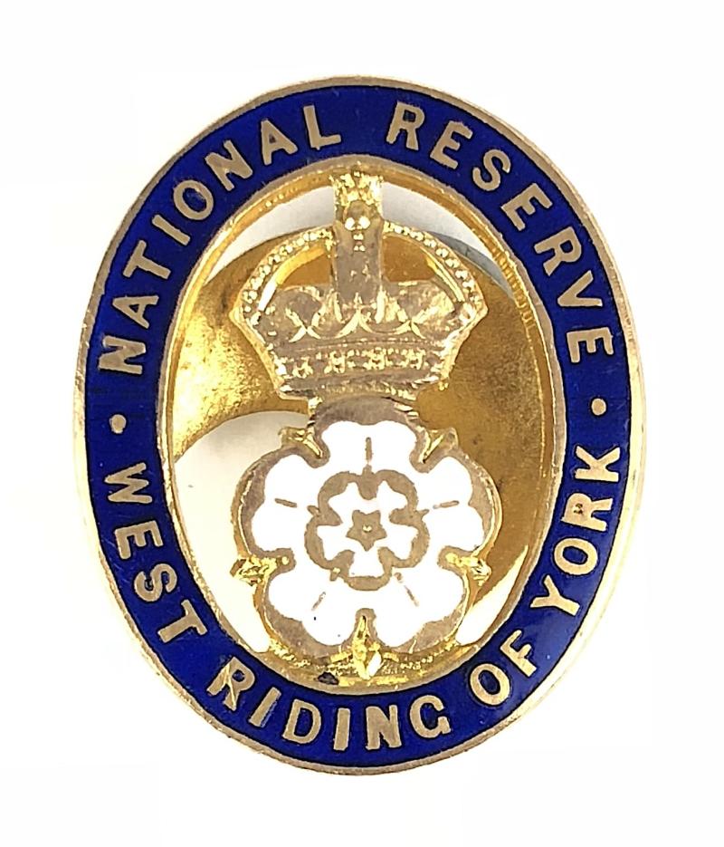 WW1 National Reserve West Riding of Yorkshire badge