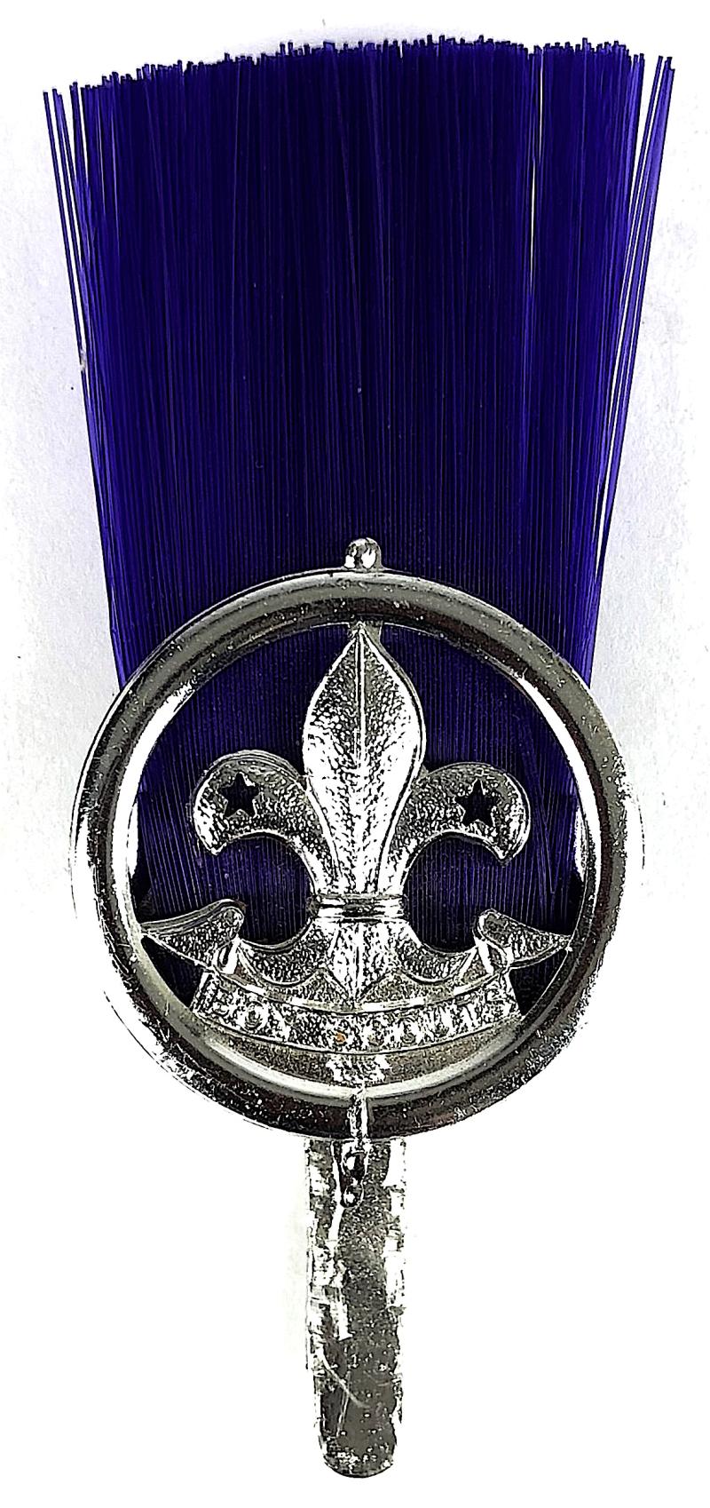 Boy Scouts Commissioner officers hat badge circa 1964 to 1967