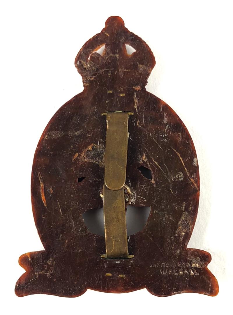 Womens Land Army Timber Corps plastic economy issue WLA hat badge