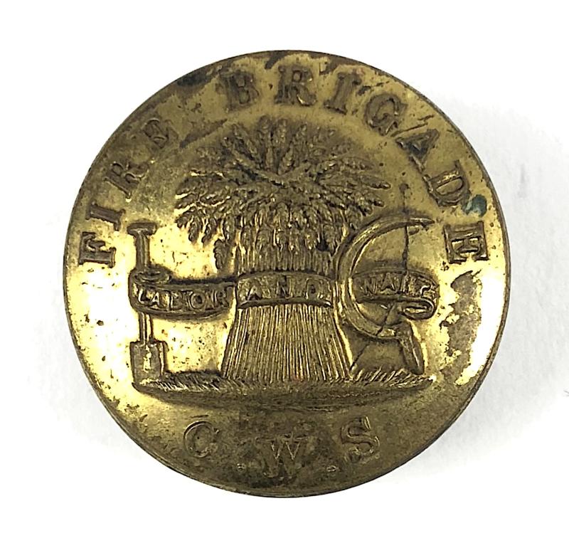 Co-operative Wholesale Society C.W.S Fire Brigade Uniform Button