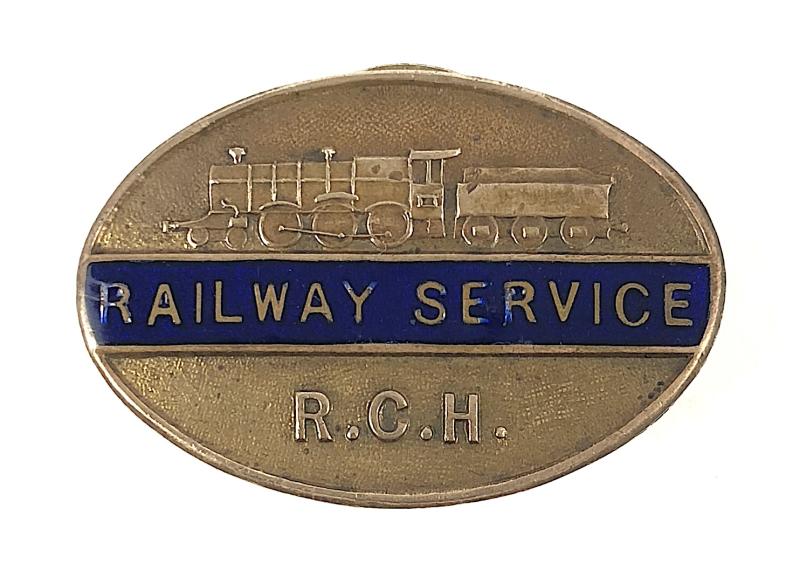 WW2 Railway Clearing House R.C.H. War Service Badge