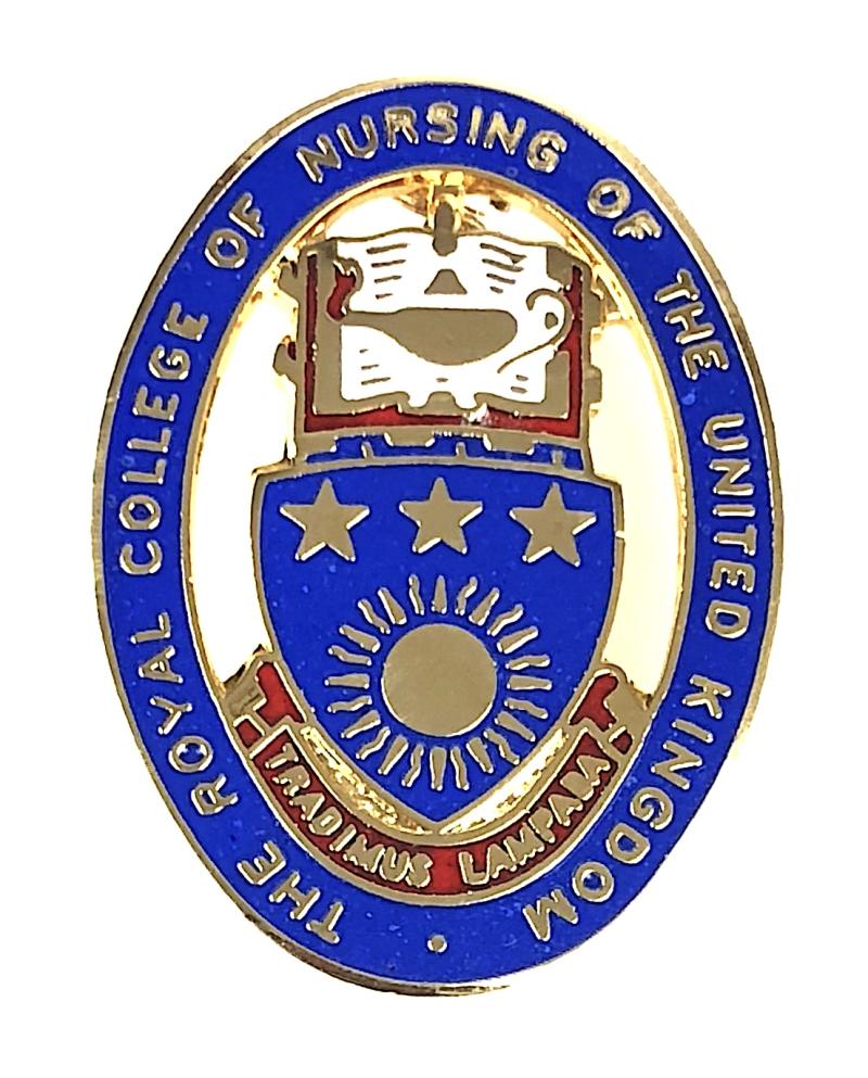 Royal College of Nursing of the United Kingdom pin badge by J.R.Gaunt