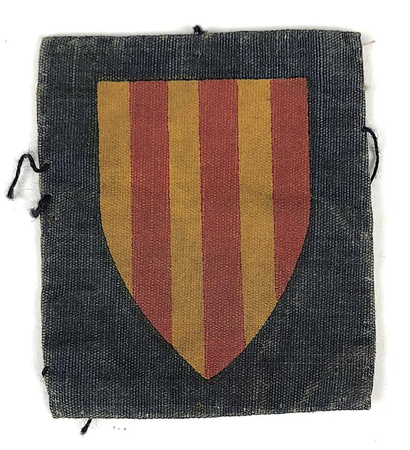 WW2 Northumbrian District printed cloth formation sign badge