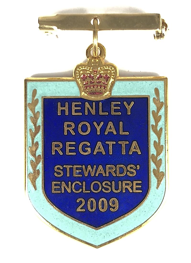 2009 Henley Royal Regatta stewards enclosure pin badge