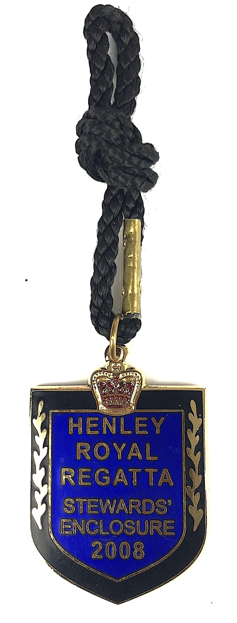2008 Henley Royal Regatta stewards enclosure badge