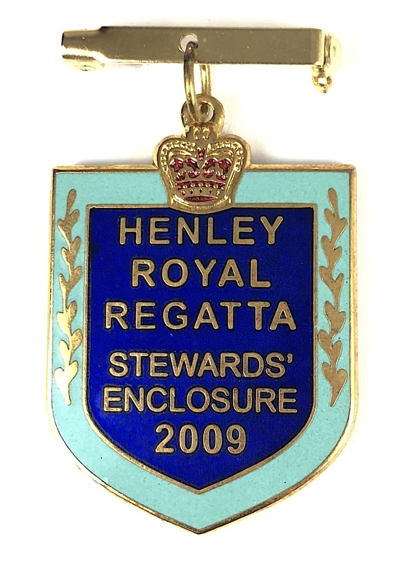 2009 Henley Royal Regatta stewards enclosure pin badge