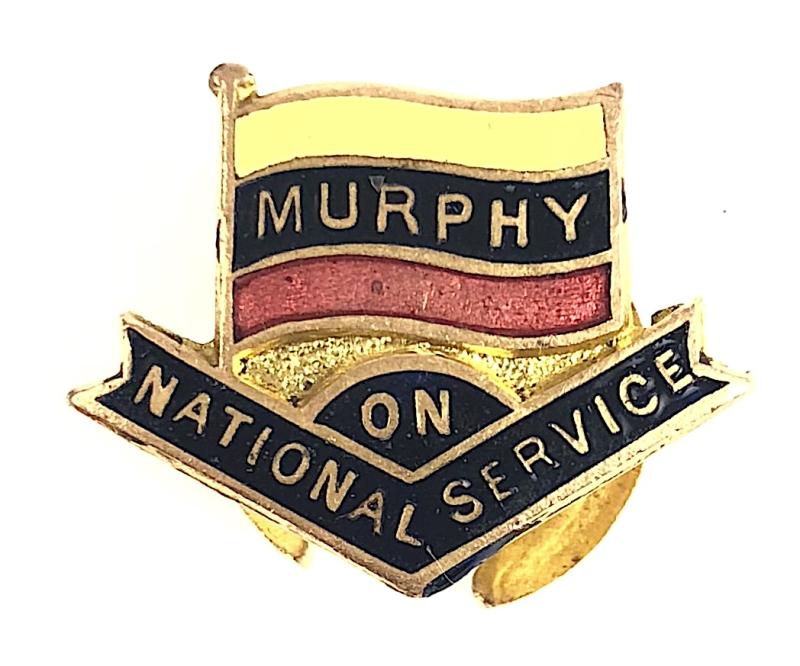 Murphy Radio Ltd On National Service home front badge Welwyn Garden City