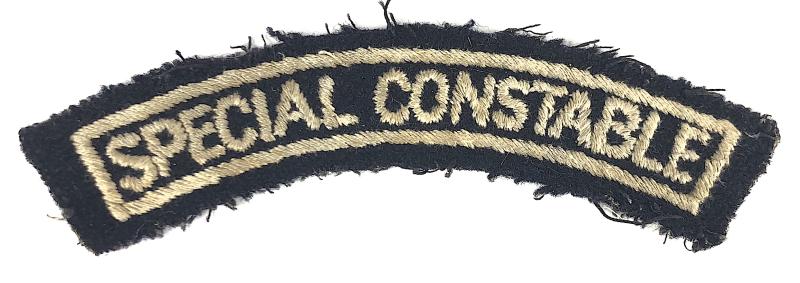 Special Constabulary Police shoulder title cloth badge