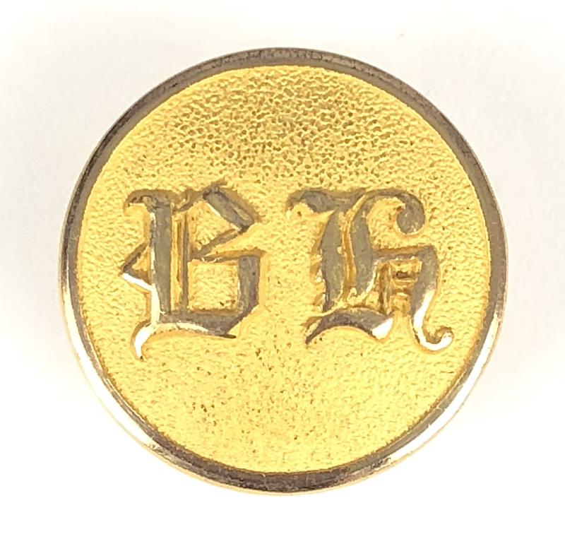Burton Hunt Victorian Gilt Coat Button Lincolnshire