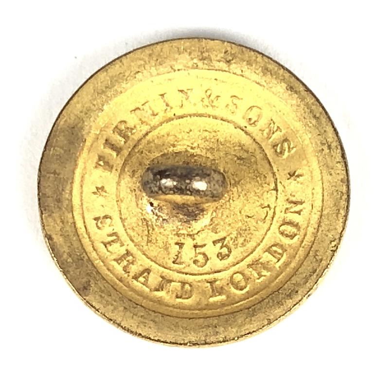 Burton Hunt Victorian Gilt Coat Button Lincolnshire