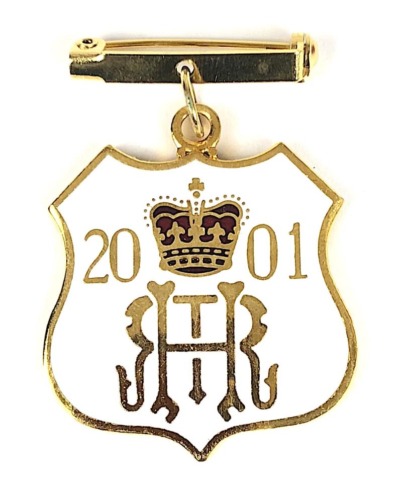 2001 Henley Royal Regatta stewards enclosure pin badge