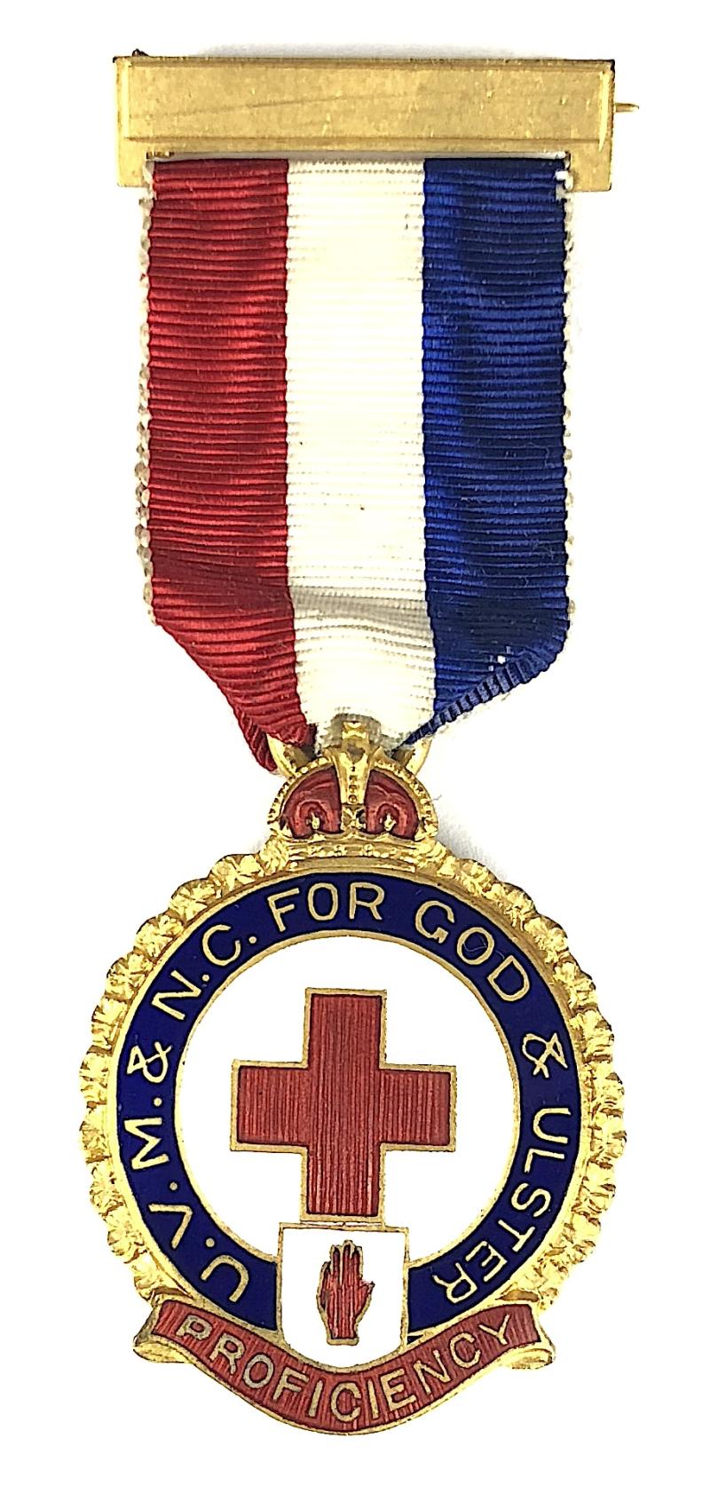 WW1 Ulster Volunteer Force Medical & Nursing Corps Proficiency Medal