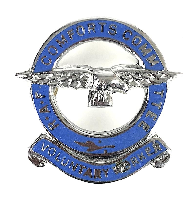 WW2 RAF Comforts Committee Voluntary Worker home front badge