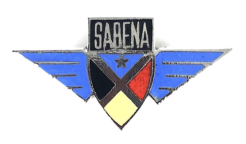 Sabena Airline enamel pin badge by Squire England
