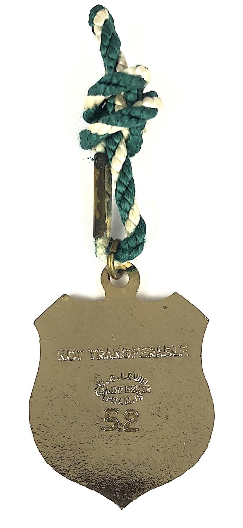 1991 Newton Abbot Races gentlemans horse racing club badge Devon