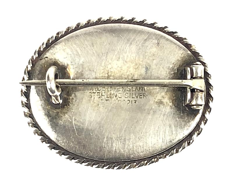 Canadian Pacific Steamship silver picture badge