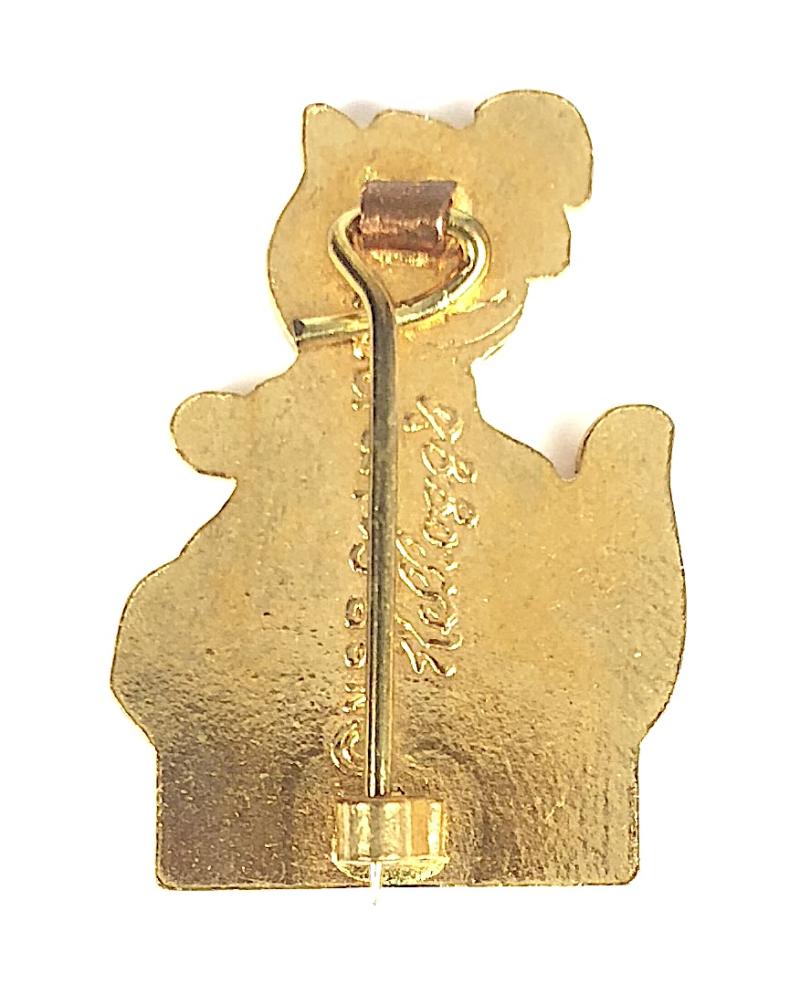 Kelloggs Noddy's Friends Fluffy Cat pin badge