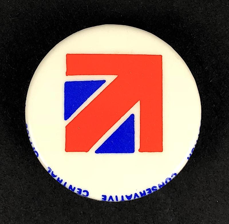 Scottish Conservative Party tin button badge