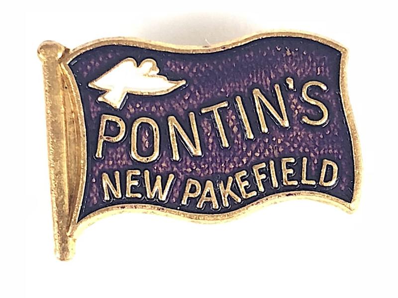 Pontins Holiday Camp Pakefield enamel flag badge Lowestoft