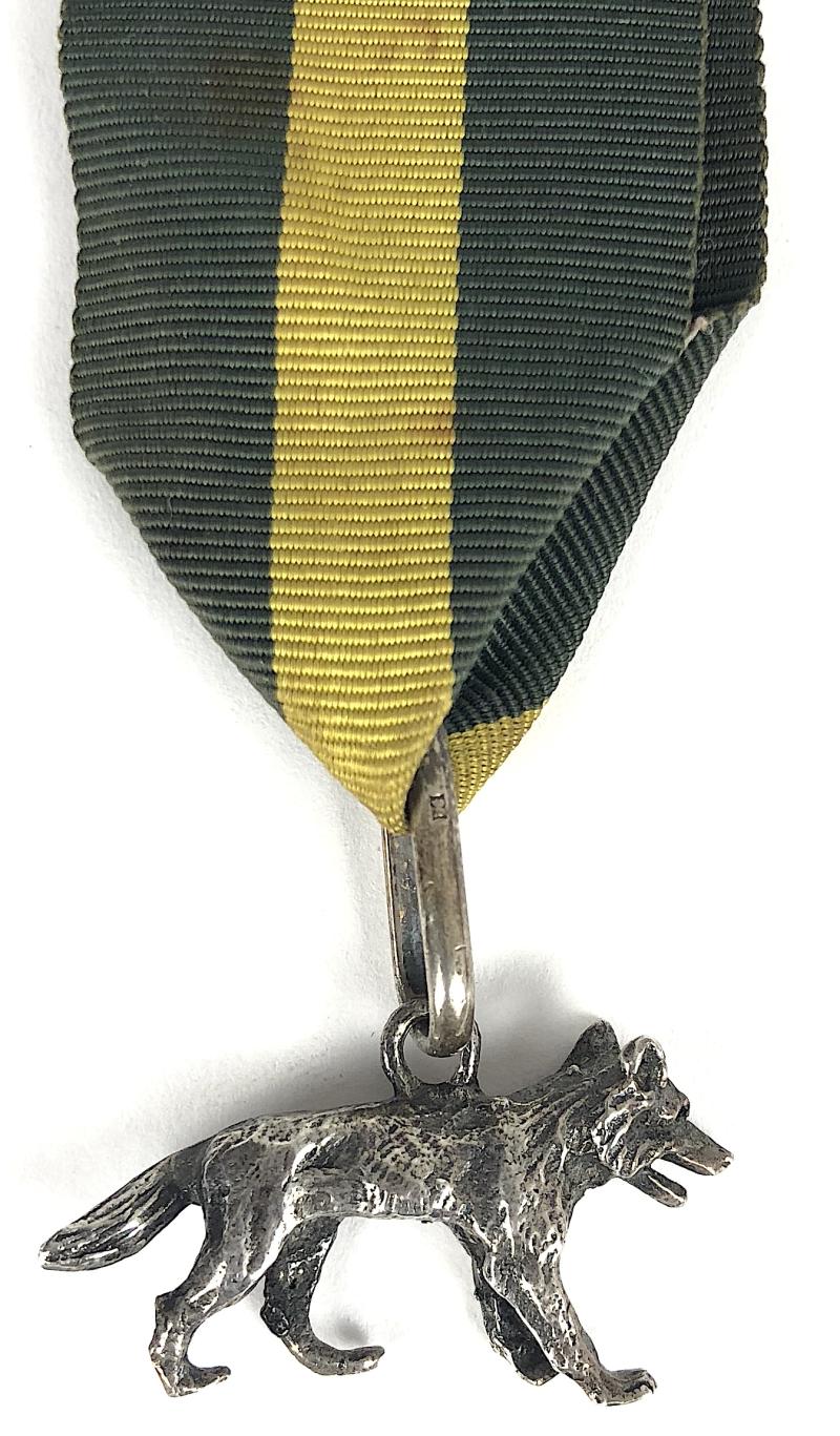 Boy Scouts Silver Wolf Neck Award 1958 Officers Medal