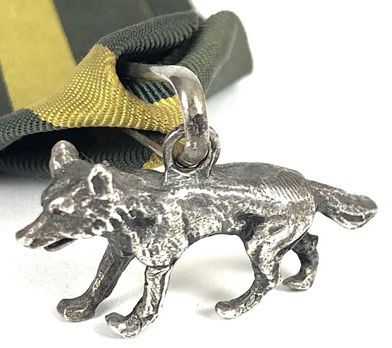 Boy Scouts Silver Wolf Neck Award 1958 Officers Medal
