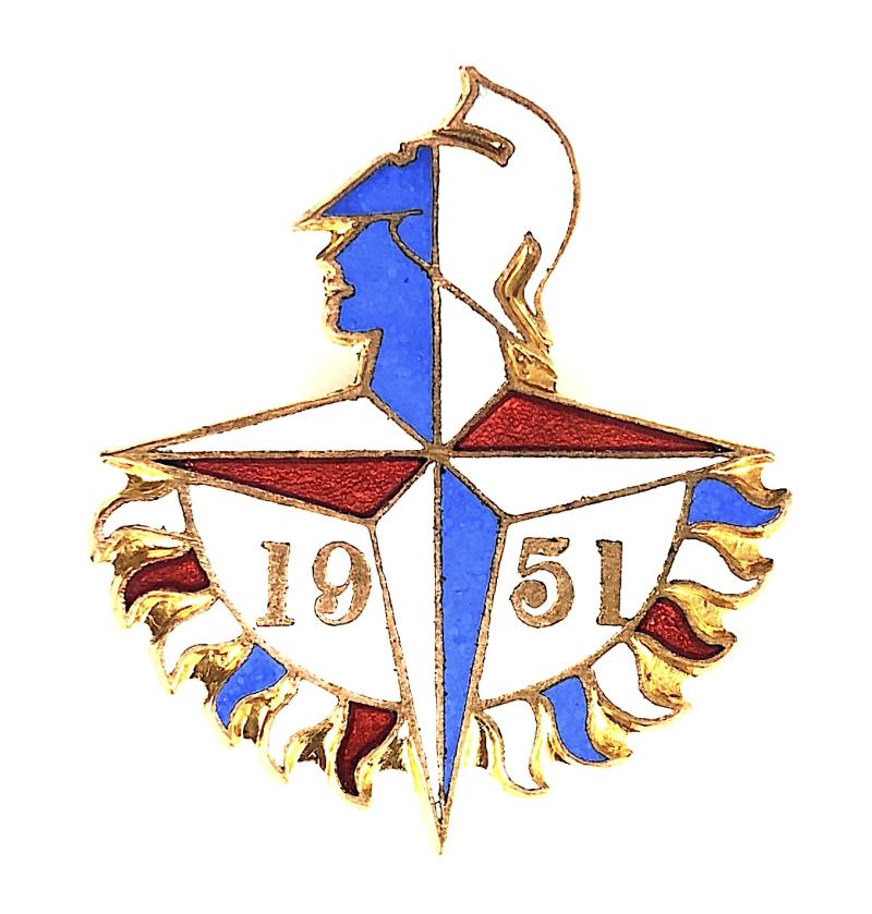 Festival of Britain 1951 souvenir pin badge