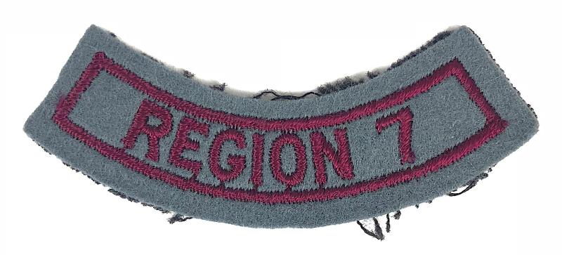 Womens Voluntary Service WVS Civil Defence Region 7 Sleeve Badge South West Bristol