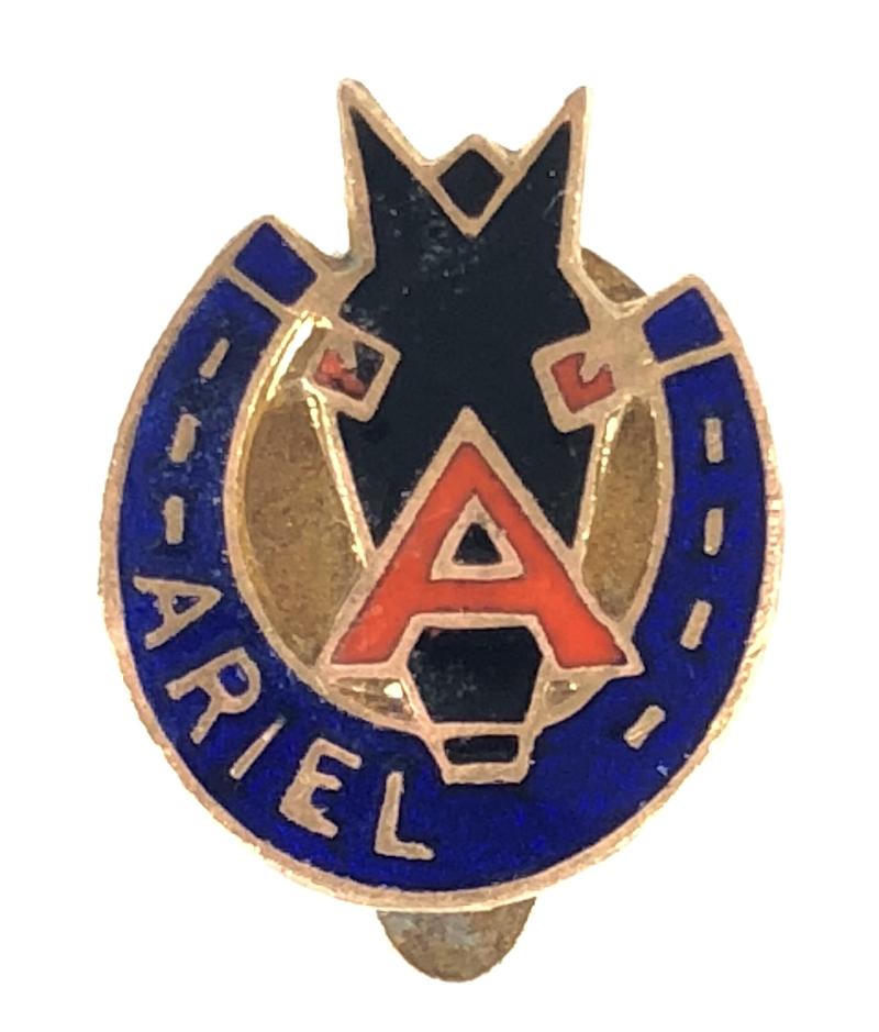 Ariel Motorcycle Company Birmingham advertising badge c.1930's