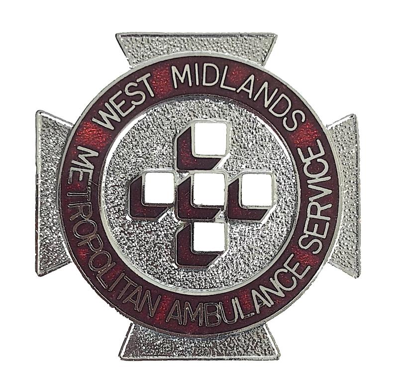 West Midlands Metropolitan Ambulance Service Cap Badge