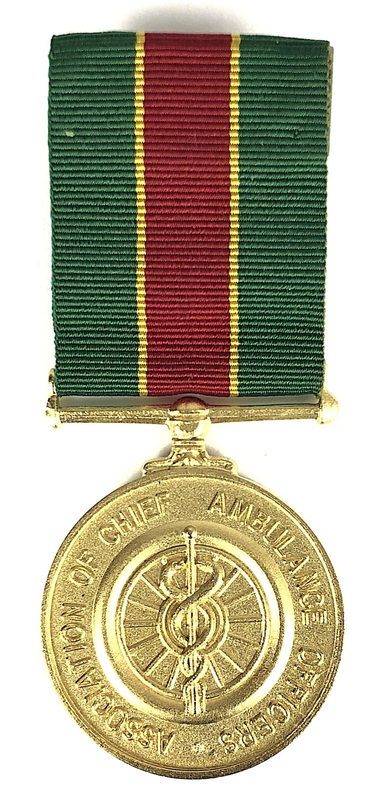 Association of Chief Ambulance Officers For Service Medal Instituted 1996