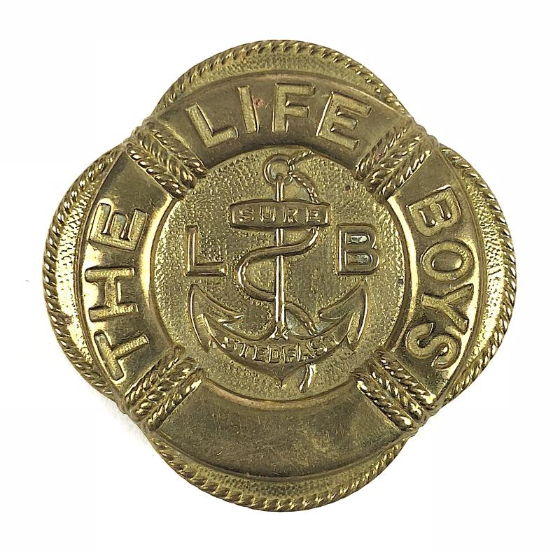 The Life Boys large jersey brass utility restrictions all brass badge