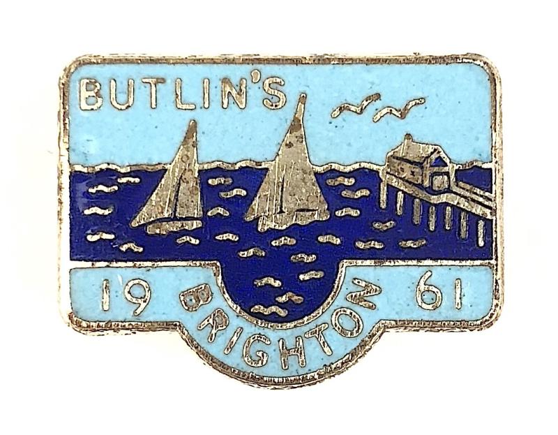 Butlins 1961 Brighton Holiday Camp yacht badge