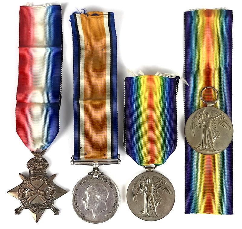 WW1 Army Service Corps Medal Group of Three