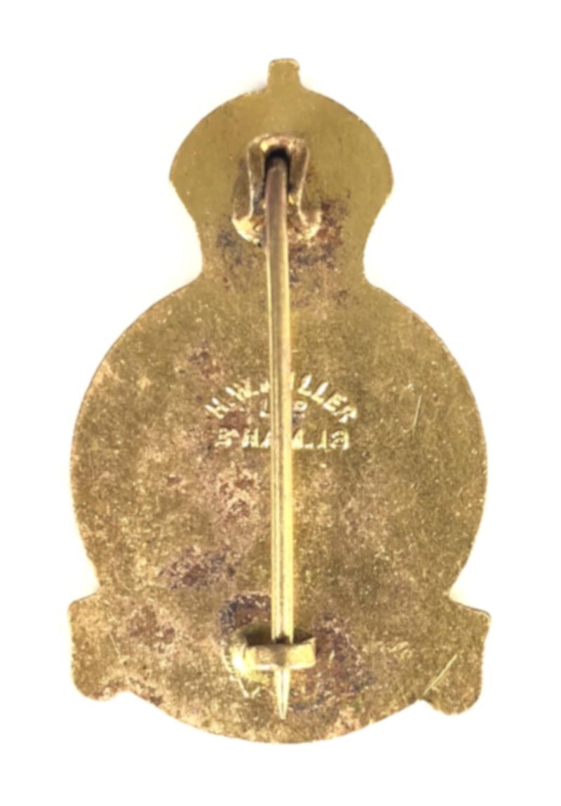 RAF No 1 Parachute Training School Royal Air Force badge H.W.Miller.