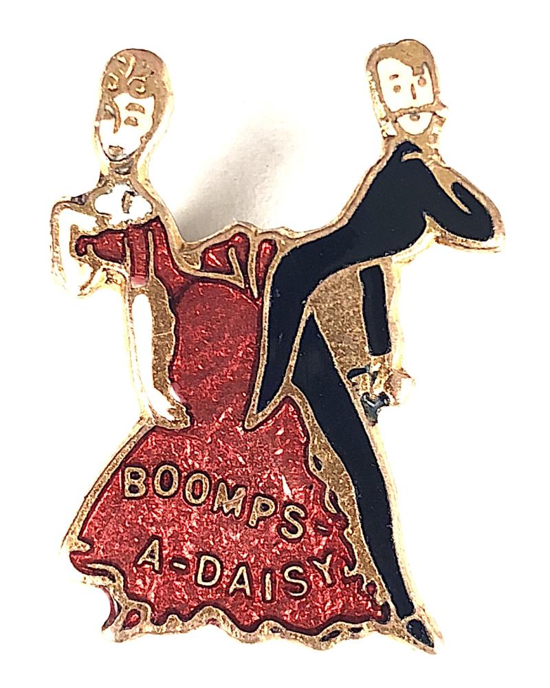 'BOOMPS - A - DAISY' 1939 song sheet music promotional badge