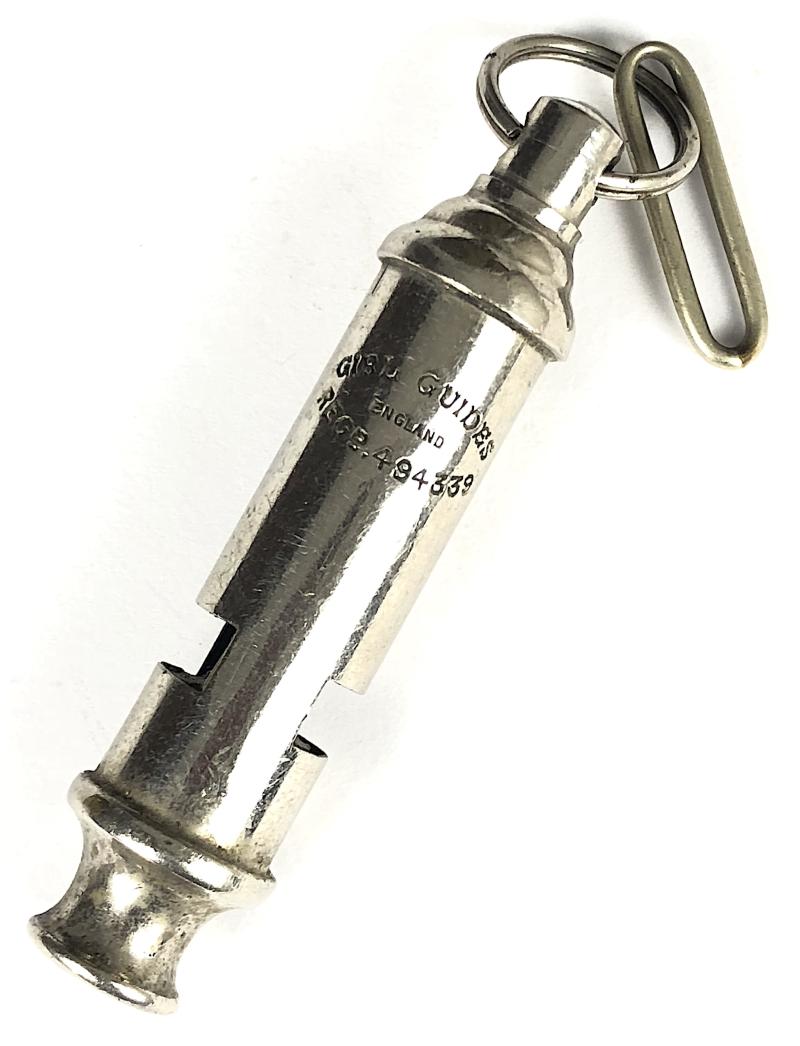 Girl Guide Whistle England REGd. 494339