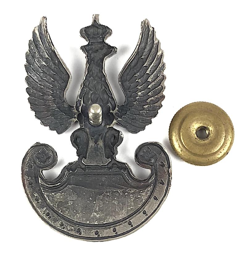 WW2 Free Forces Polish Eagle Cap Badge