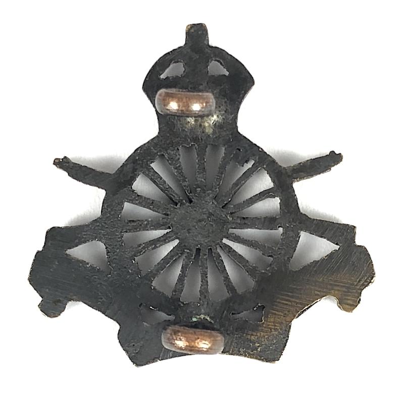 WW1 Army Cyclist Corps Officer's OSD bronze collar badge