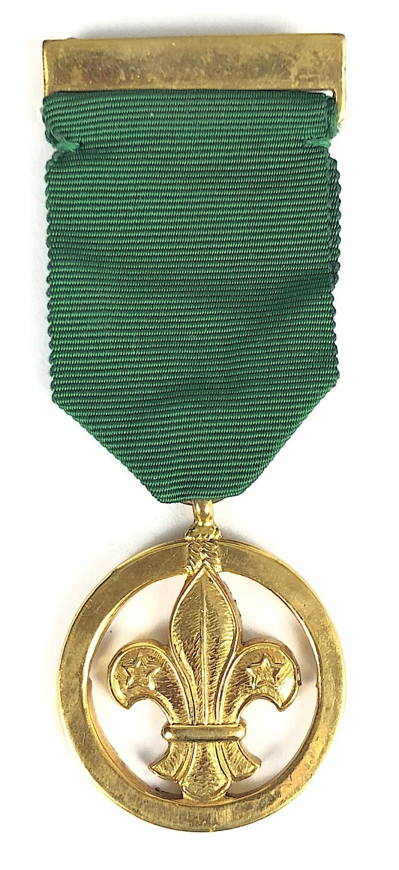 Boy Scouts Medal of Merit award Miss D.Wilding 1963