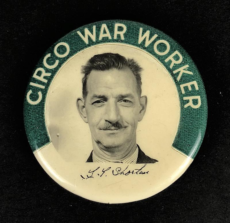 CIRCO WAR WORKER Canada signed photographic Identification badge